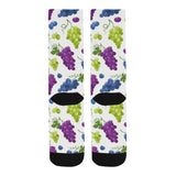 Grape pattern Crew Socks