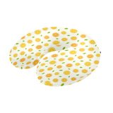 oranges leaves pattern U-Shaped Travel Neck Pillow
