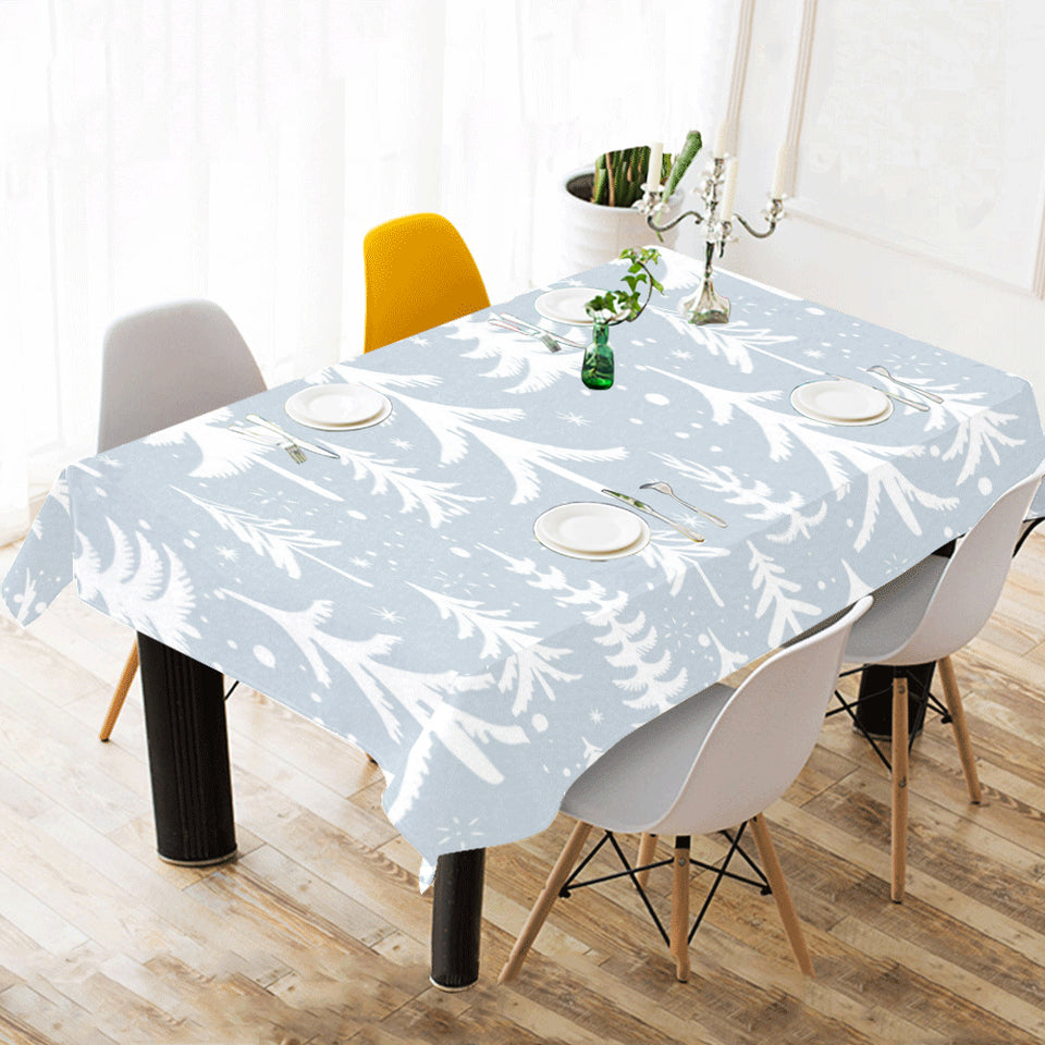 Christmas tree winter forest pattern Tablecloth