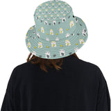 Cute hamster cheese pattern Unisex Bucket Hat