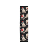 Christmas Pugs Santa_s red cap pattern Car Seat Belt Cover