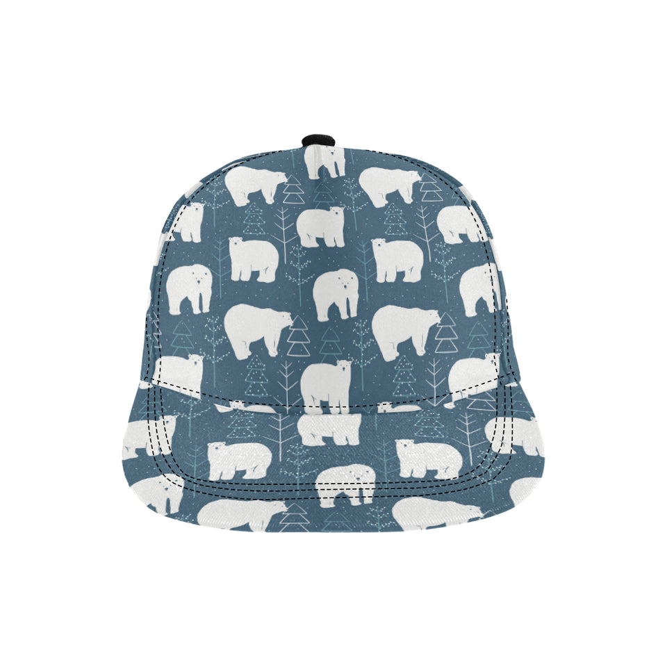 polar bear mother her child pattern All Over Print Snapback Cap