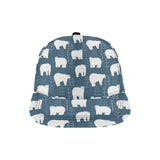 polar bear mother her child pattern All Over Print Snapback Cap