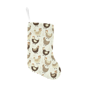 Cute rooster chicken cock Christmas Stocking