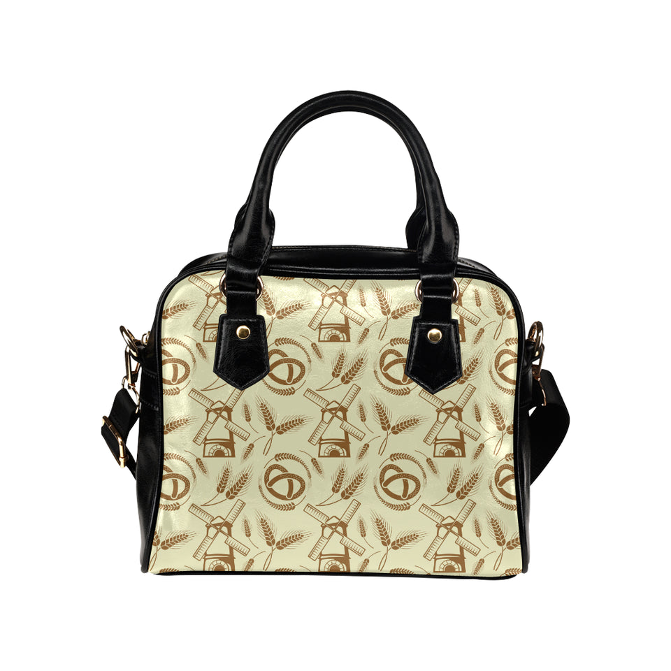 Windmill Wheat pattern Shoulder Handbag