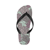 Spider web cobweb design color pattern Unisex Flip Flops