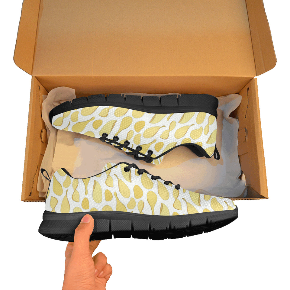 Potato Chips Pattern Print Design 02 Women's Sneaker Shoes