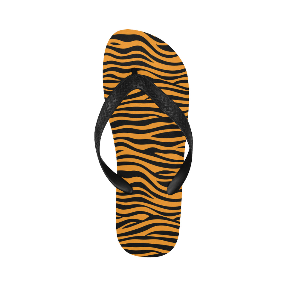 Bengal tigers skin print pattern background Unisex Flip Flops