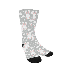 Rabbit cloud Pattern Crew Socks
