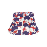 Kangaroo Australian pattern Unisex Bucket Hat