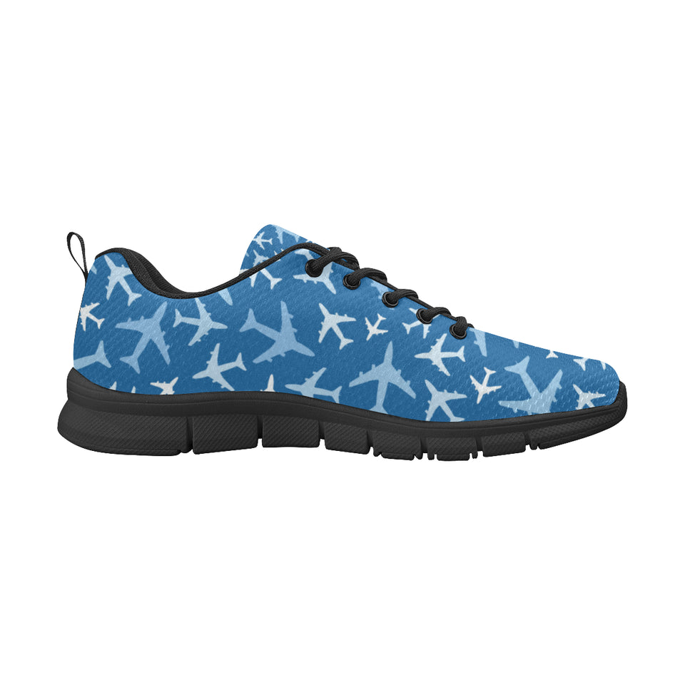 Airplane pattern in the sky Men's Sneaker Shoes