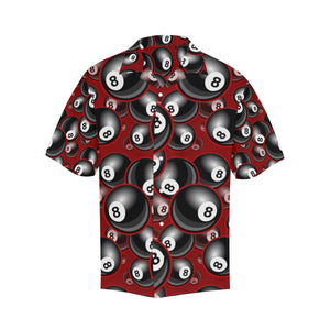 Billiard Ball Pattern Print Design 05 Men's All Over Print Hawaiian Shirt (Model T58)