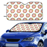 Darts Pattern Print Design 04 Car Sun Shade