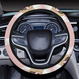 Cute unicorn pug pattern Car Steering Wheel Cover
