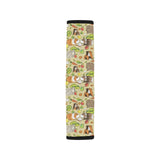 Guinea Pig Pattern Print Design 04 Car Seat Belt Cover