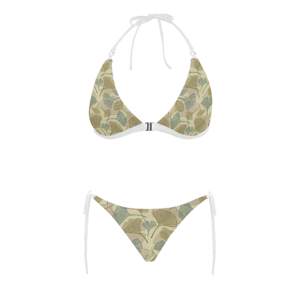 Ginkgo leaves design pattern Sexy Bikinis Two-Piece Swimsuits