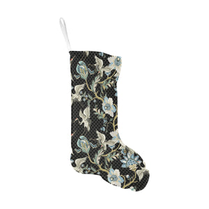 Japanese crane ornament elements Christmas Stocking