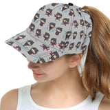 Cute ninja pattern All Over Print Snapback Cap