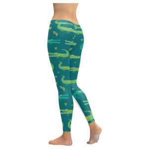 Crocodile pattern Women's Legging Fulfilled In US