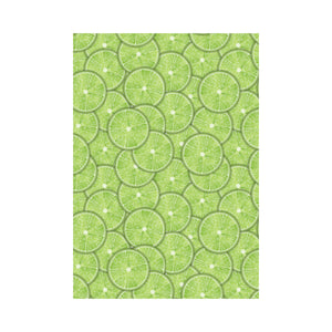 Slices of Lime pattern House Flag Garden Flag