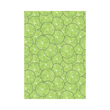 Slices of Lime pattern House Flag Garden Flag