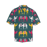 Camel pattern Men's All Over Print Hawaiian Shirt