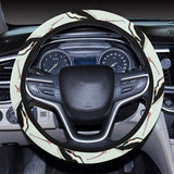 Pelican Pattern Print Design 02 Car Steering Wheel Cover