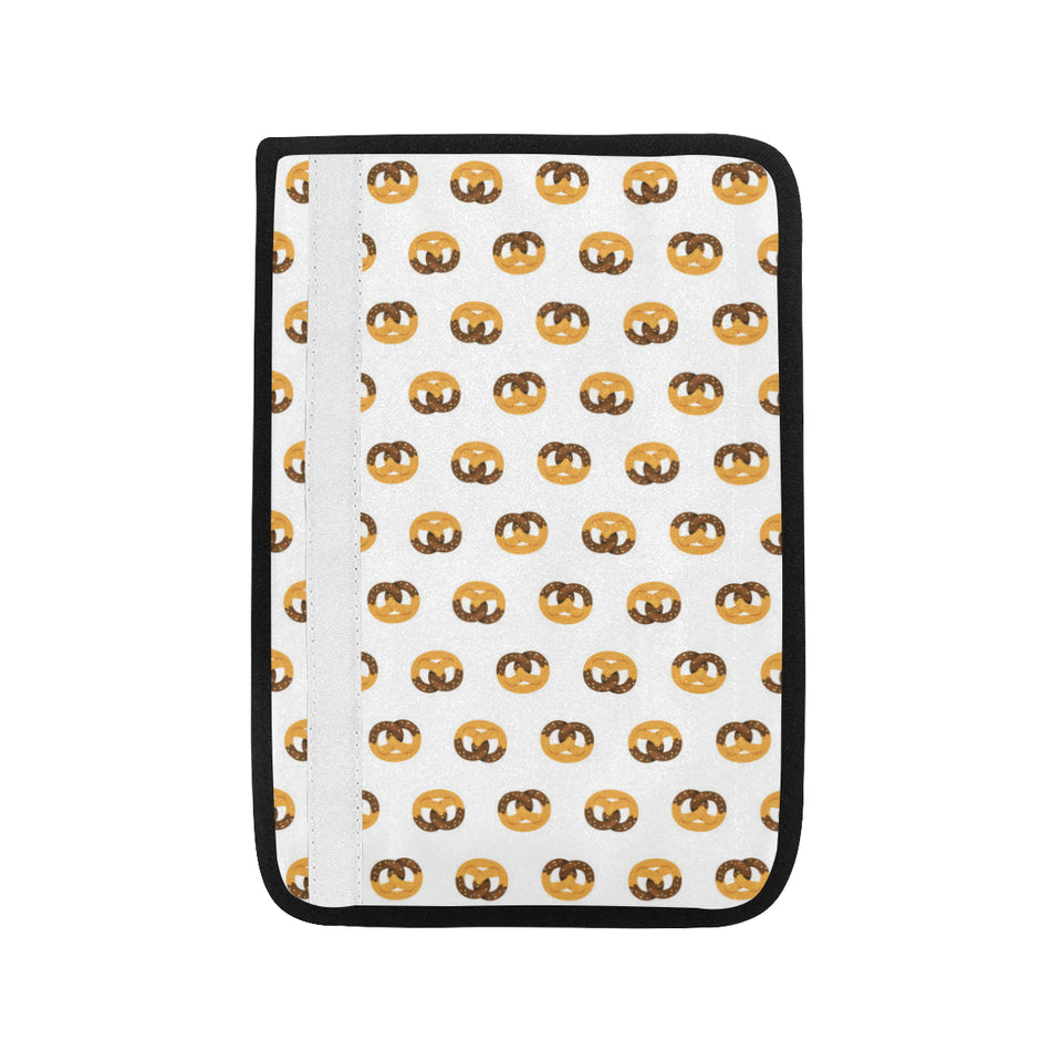 Pretzels Pattern Print Design 02 Car Seat Belt Cover
