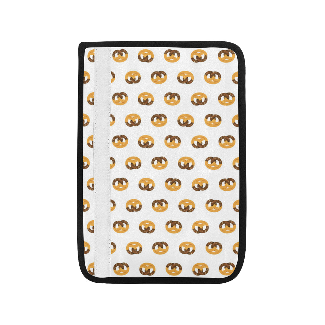Pretzels Pattern Print Design 02 Car Seat Belt Cover