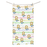 Cute hand drawn mermaid Bath Towel