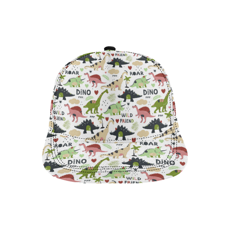 Cute dinosaurs pattern All Over Print Snapback Cap