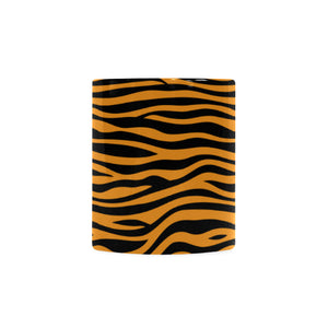 Bengal tigers skin print pattern background Classical White Mug (Fulfilled In US)