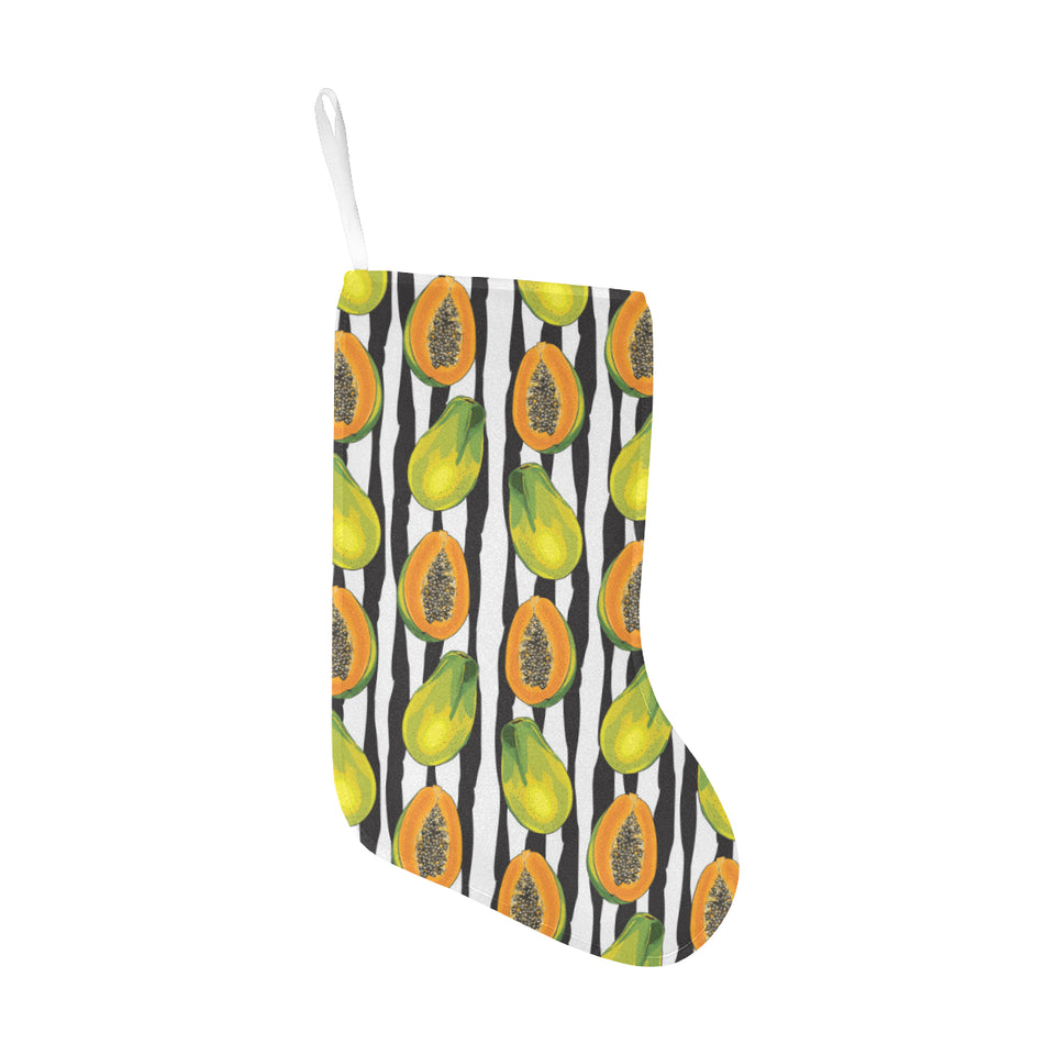 papaya design pattern Christmas Stocking