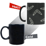 Hand drawn boomerang Australian aboriginal ornamen Morphing Mug Heat Changing Mug