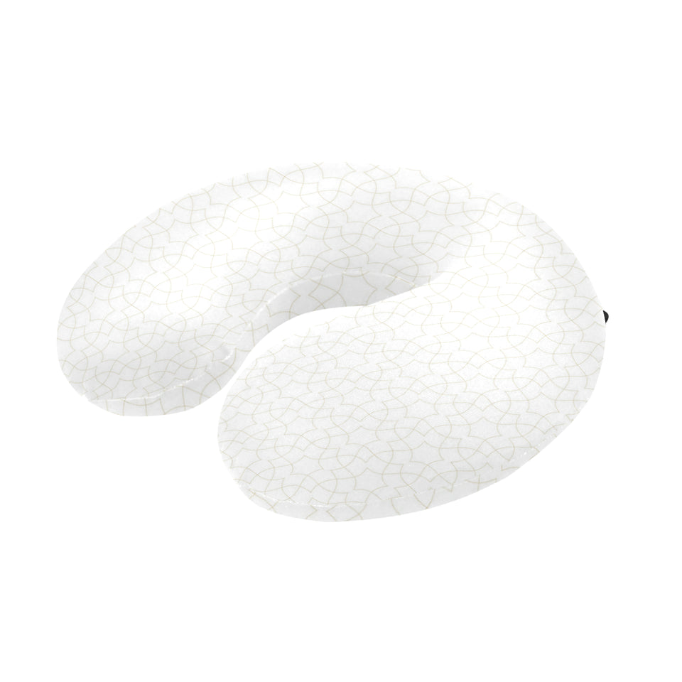 arabic white pattern U-Shaped Travel Neck Pillow
