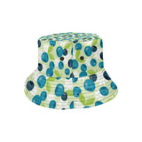 blueberry flower pattern Unisex Bucket Hat
