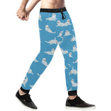 Cute sea lion seal pattern background Unisex Casual Sweatpants