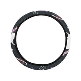 unicorn rainbows moon clound star pattern Car Steering Wheel Cover