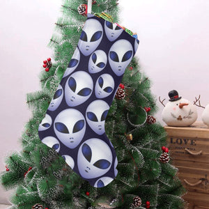 Alien Pattern Print Design 01 Christmas Stocking