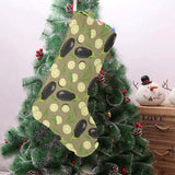 Eggplant Pattern Print Design 02 Christmas Stocking