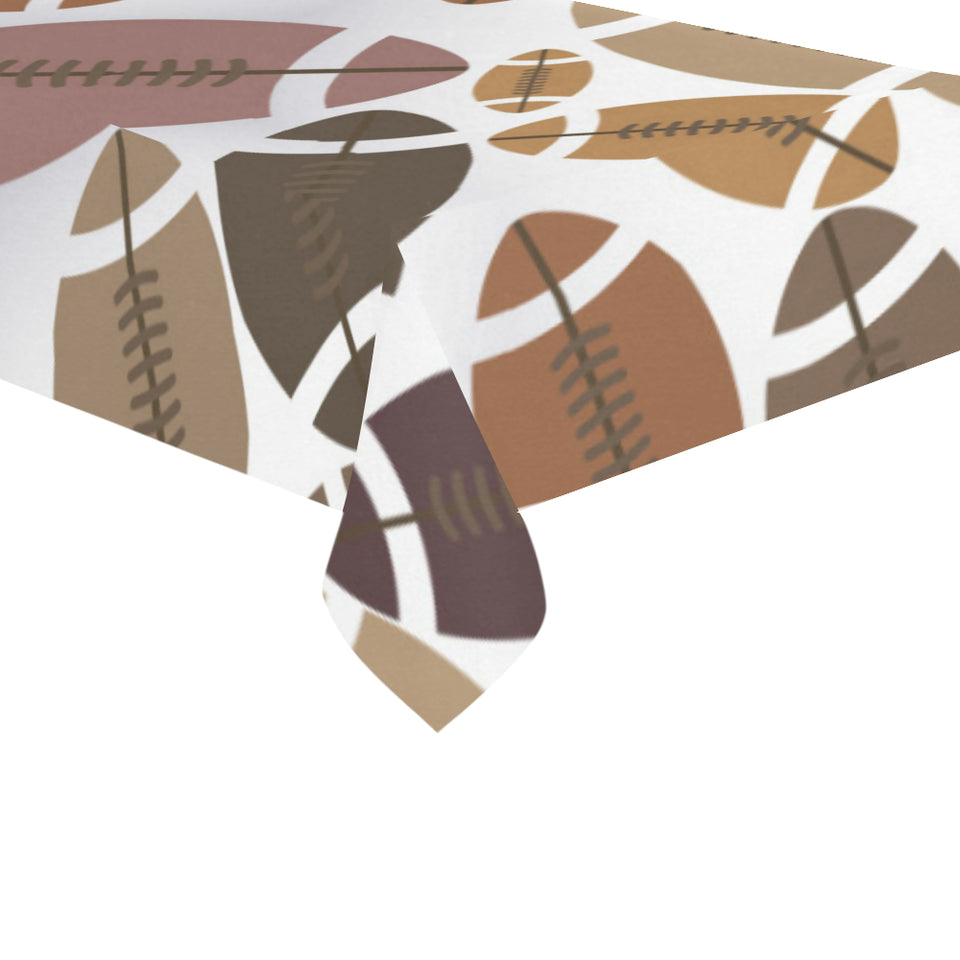 American football ball pattern Tablecloth