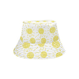 hand drawn sun pattern Unisex Bucket Hat