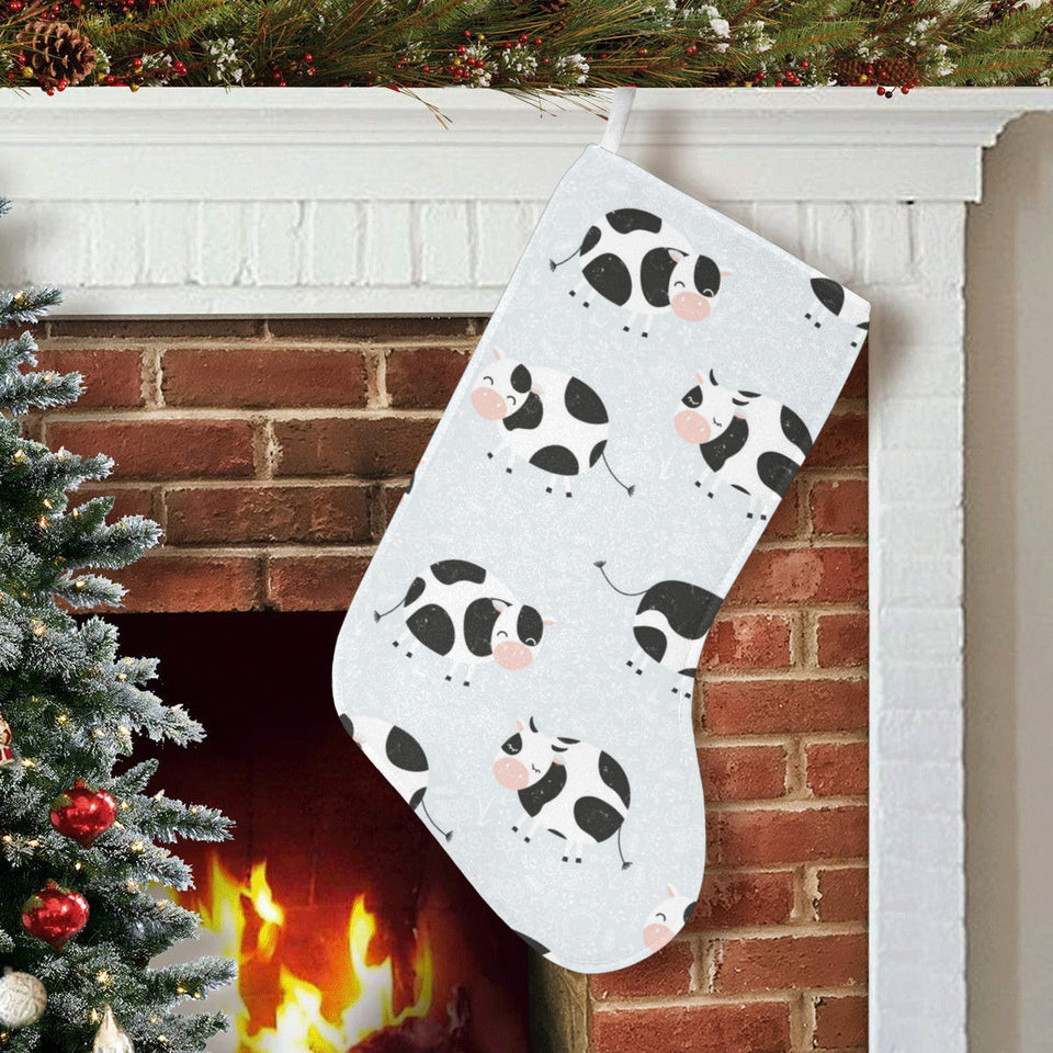 Cute cows pattern Christmas Stocking