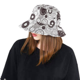 Classic vintage clock pattern Unisex Bucket Hat