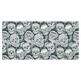 Sugar skull black white pattern Tablecloth