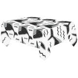 Black whale pattern Tablecloth