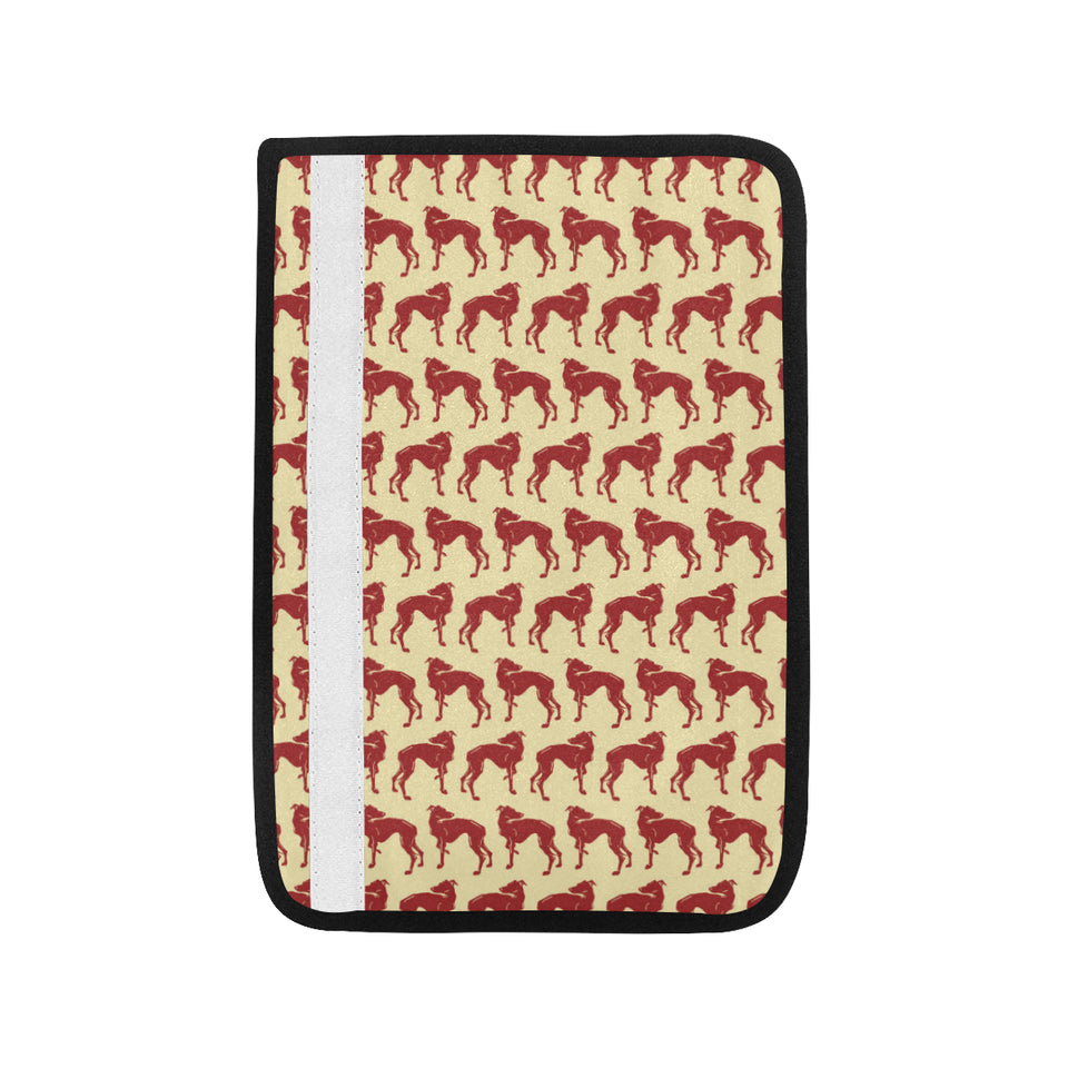 Greyhound Pattern Print Design 04 Car Seat Belt Cover