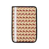 Greyhound Pattern Print Design 04 Car Seat Belt Cover