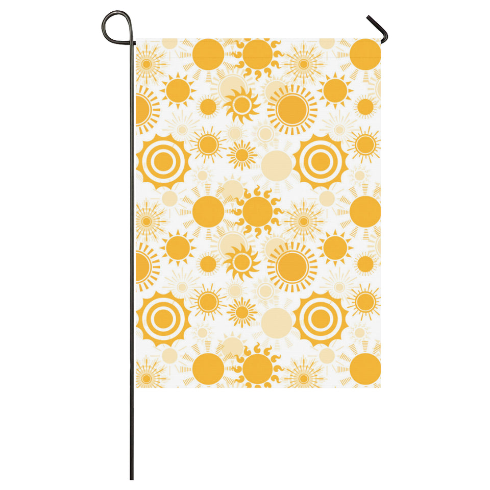 Sun design pattern House Flag Garden Flag