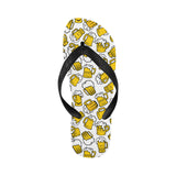 Beer design pattern Unisex Flip Flops